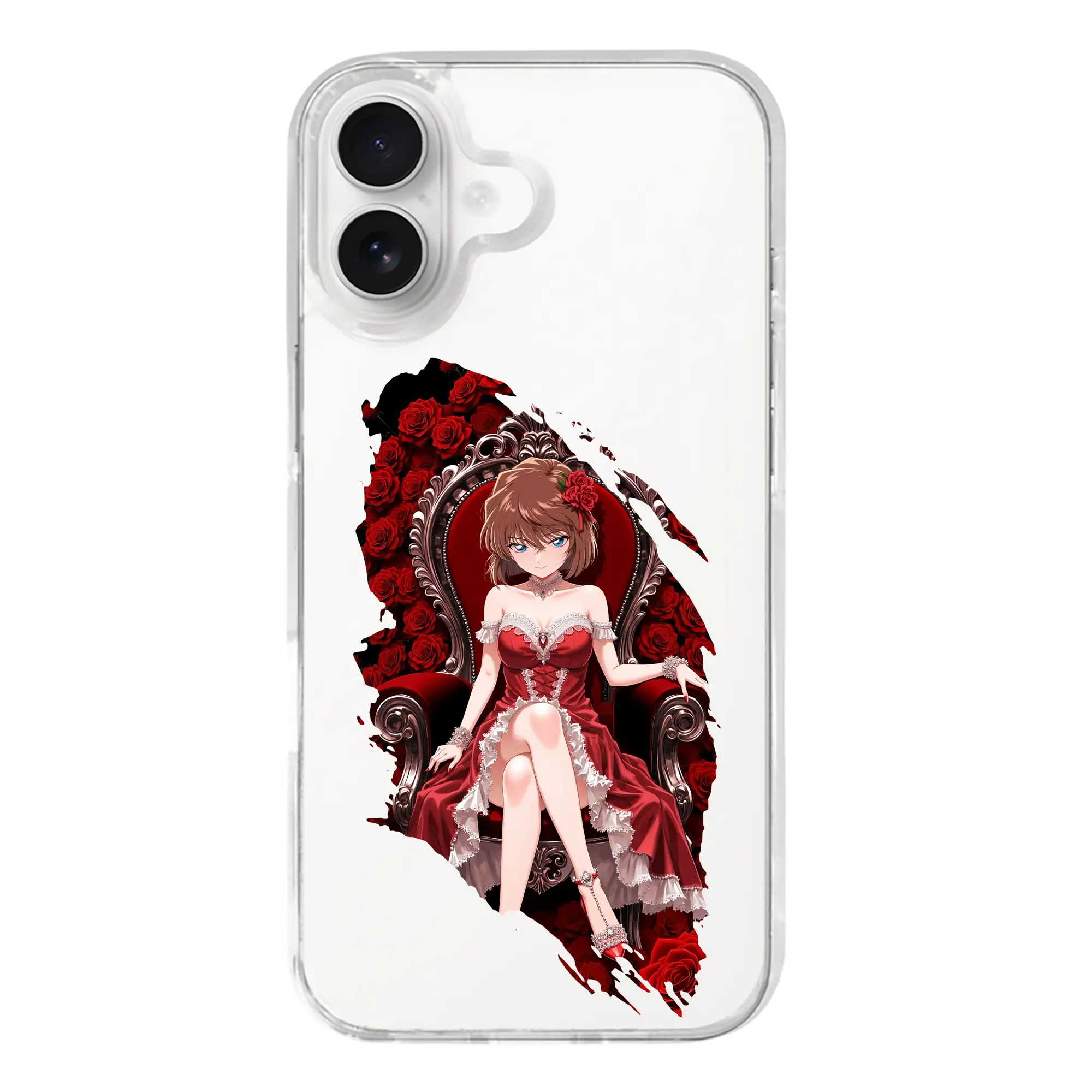 名探偵コナン グッズ 灰原 哀 - iPhone 17シリーズ 透明スマホケース – 薄型・耐衝撃・精密フィット保護カバー